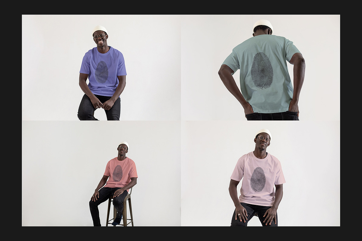 T-Shirt Mock-Up Set, a Shirt Mockup by Freeman Studio (Photo 9 of 17)