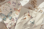 Butterflies Whimsical Spring, a Decorative Illustration by ThaismotaCreativeCo (Thumbnail 5 of 7)