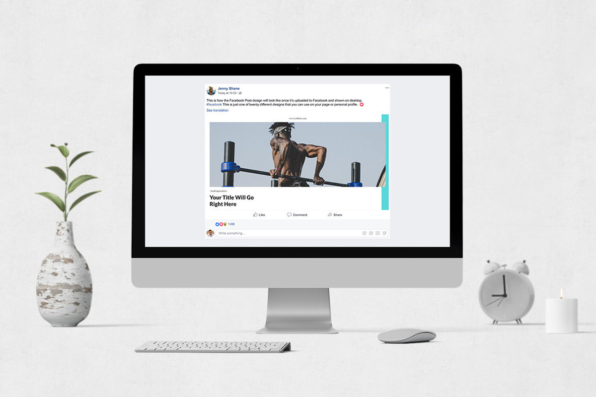 Fitness Facebook Posts, a Social Media Template by Social Corner Graphics (Photo 4 of 7)