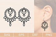Summer Wood Earring SVG Bundle, an Object Graphic by jannatulpakhi (Thumbnail 7 of 9)