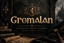 Gromalan — Gothic Blackletter Font
