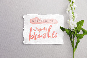 10 Watercolor Calligraphy Brushes