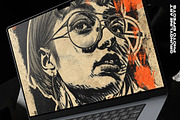 Grungy Line Art Photo Effects, an Action Add-On by Amorjesu.com (Thumbnail 10 of 25)