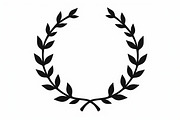 Laurel Wreath Silhouette Set, an Illustration by jahid234 (Thumbnail 2 of 9)