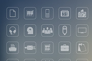 88 OFFICE icons, a Templates & Theme by Palau (Thumbnail 3 of 4)