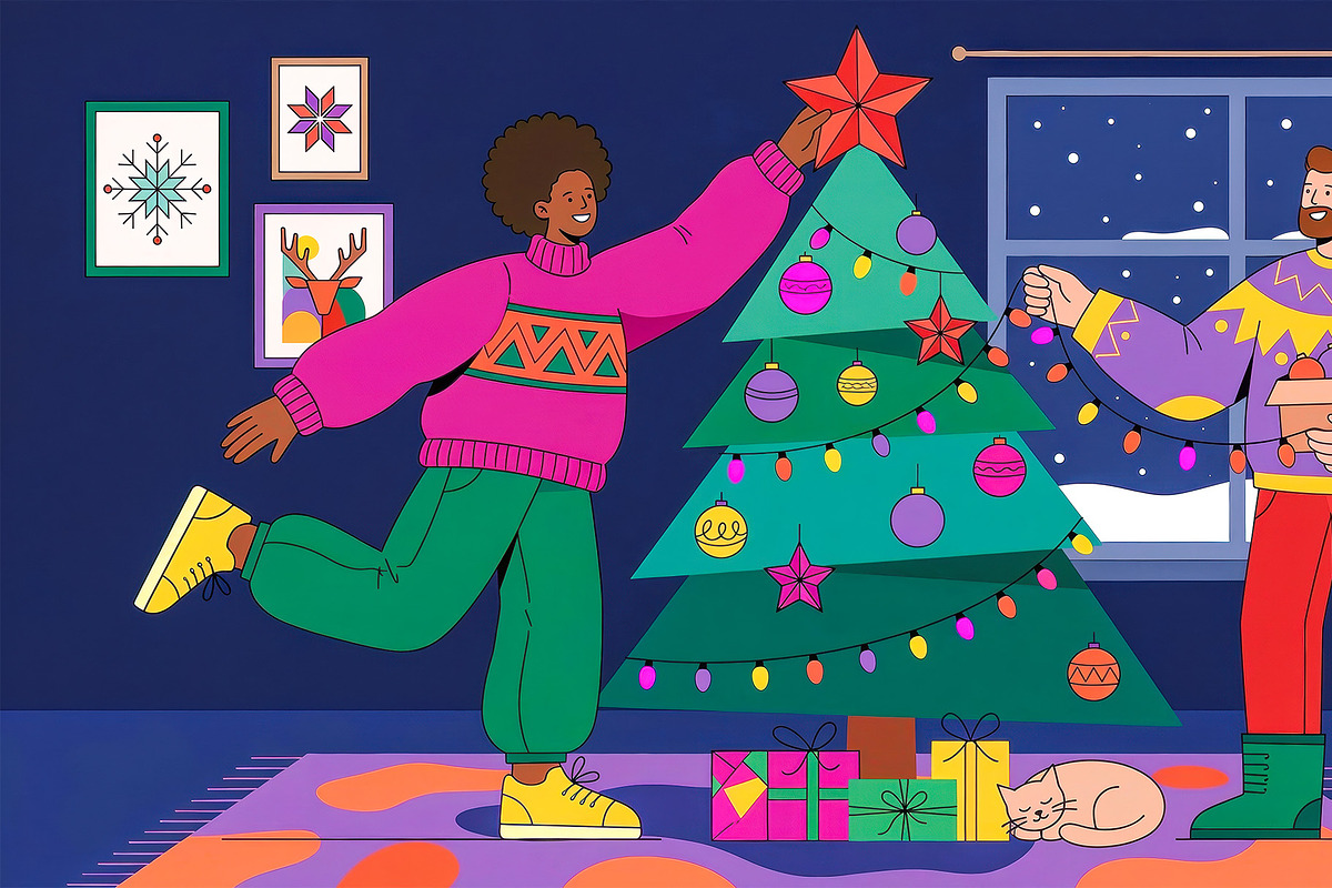 Winter Holiday, a Seasonal Illustration by StockVerse Creative (Photo 3 of 4)