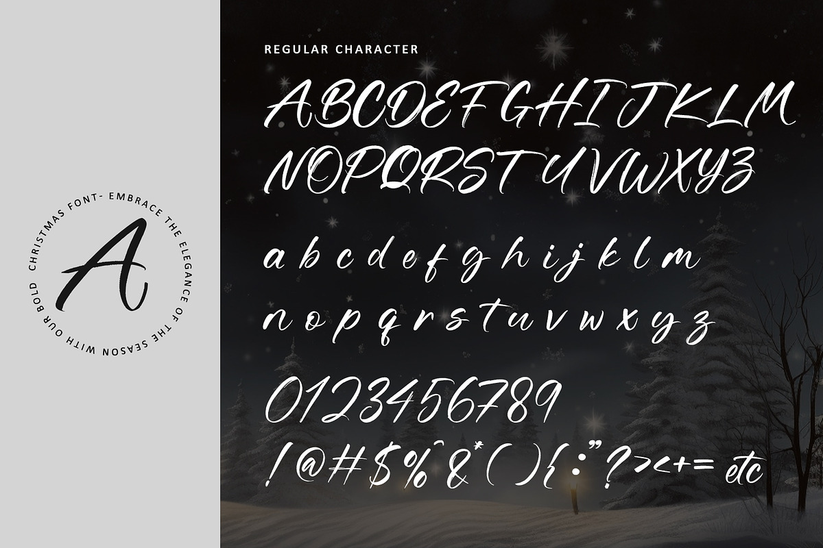 Christmas Merryland - Popular Brush, a Handwritten Font by Letterara (Photo 8 of 11)