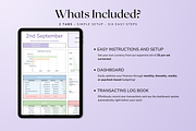 Simple Paycheck Budget - Pastel, a Templates & Theme by The Creative Plans co (Thumbnail 5 of 10)