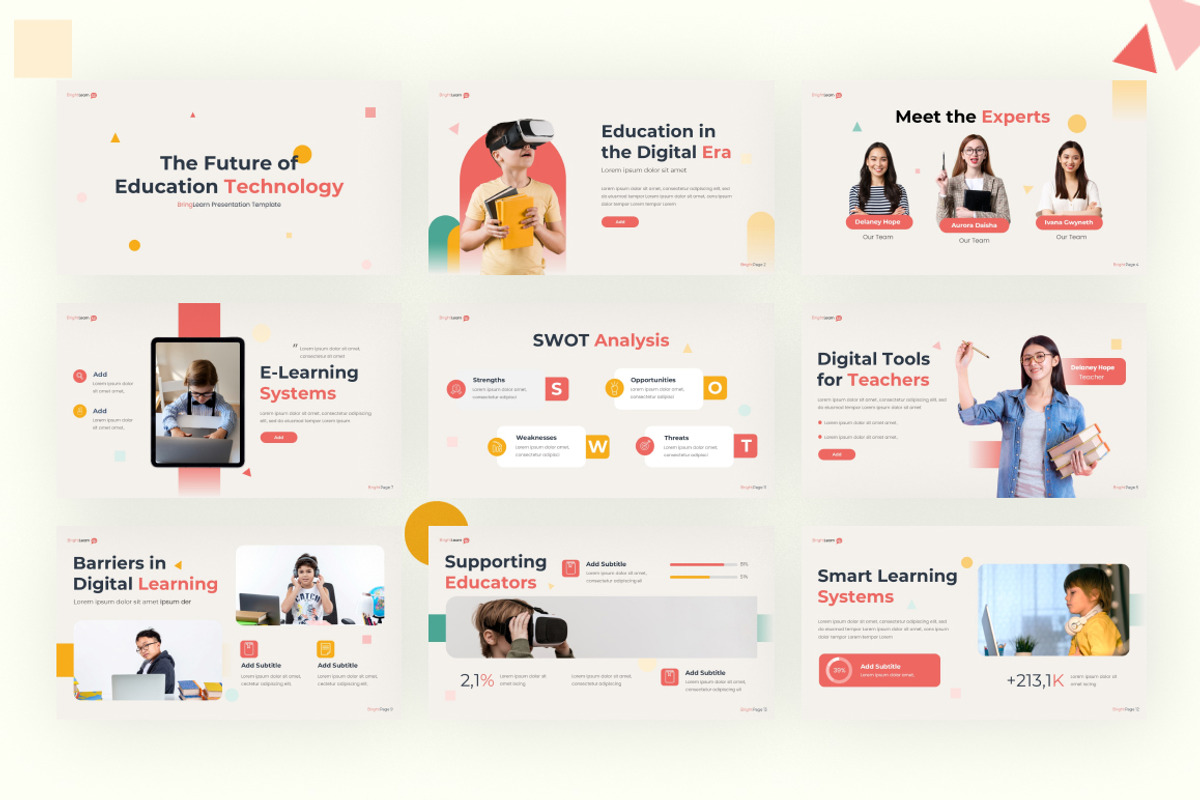 Education Technology Google Slides, a Presentation Template by Loin Studio (Photo 3 of 4)