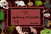 Apothecary & Curiosities vector, an Object Illustration by Elena Mykhailenko (Thumbnail 1 of 7)