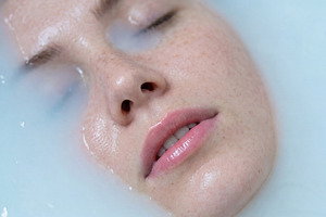 Serene Portrait of Freckled Woman, a Beauty & Fashion Photo by Virgo Studio