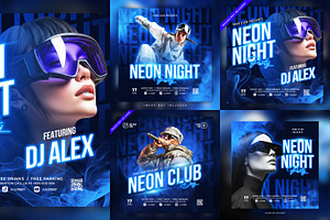 Party Social and Flyers Templates, a Flyer Template by iHemalaya