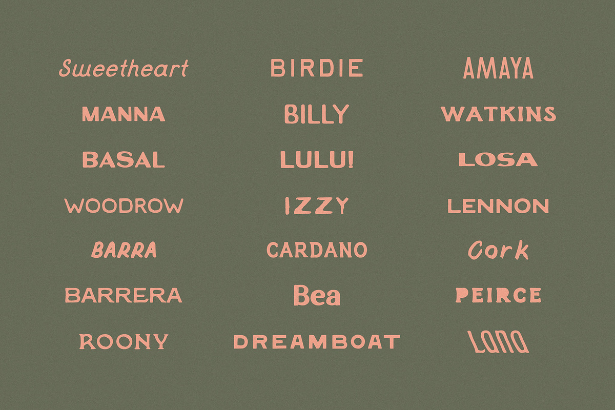 Handmade Typeface Collection, a Font by Taylor Penton (Photo 2 of 2)