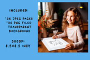 36 Little cute kawaii dragons, a Stationery Template by Big Squirrel (Thumbnail 3 of 3)