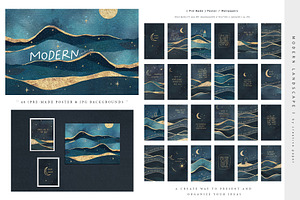 Galaxy & Landscape Modern Bundle