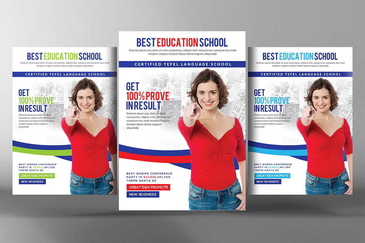 Best School Education Flyer, a Flyer Template by graphicforest (Photo 1 of 3)
