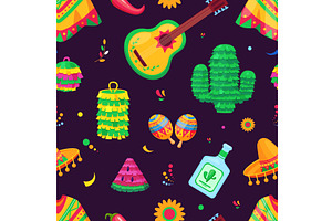 Mexican traditional festival, an Illustration by LadadikArt