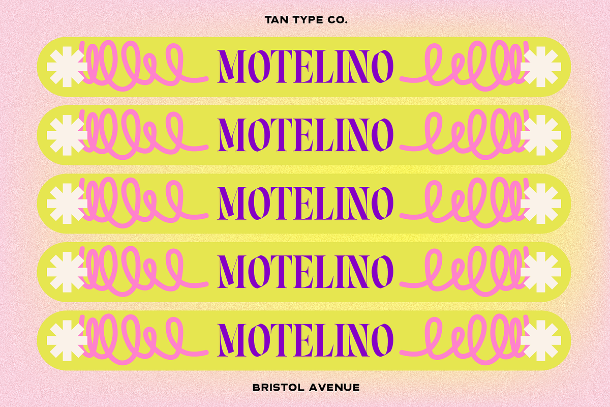 TAN - BRISTOL AVENUE, a Font by TanType (Photo 4 of 9)