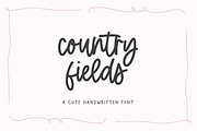 Country Fields | Cute Script Font, a Script Font by KA Designs (Thumbnail 1 of 15)