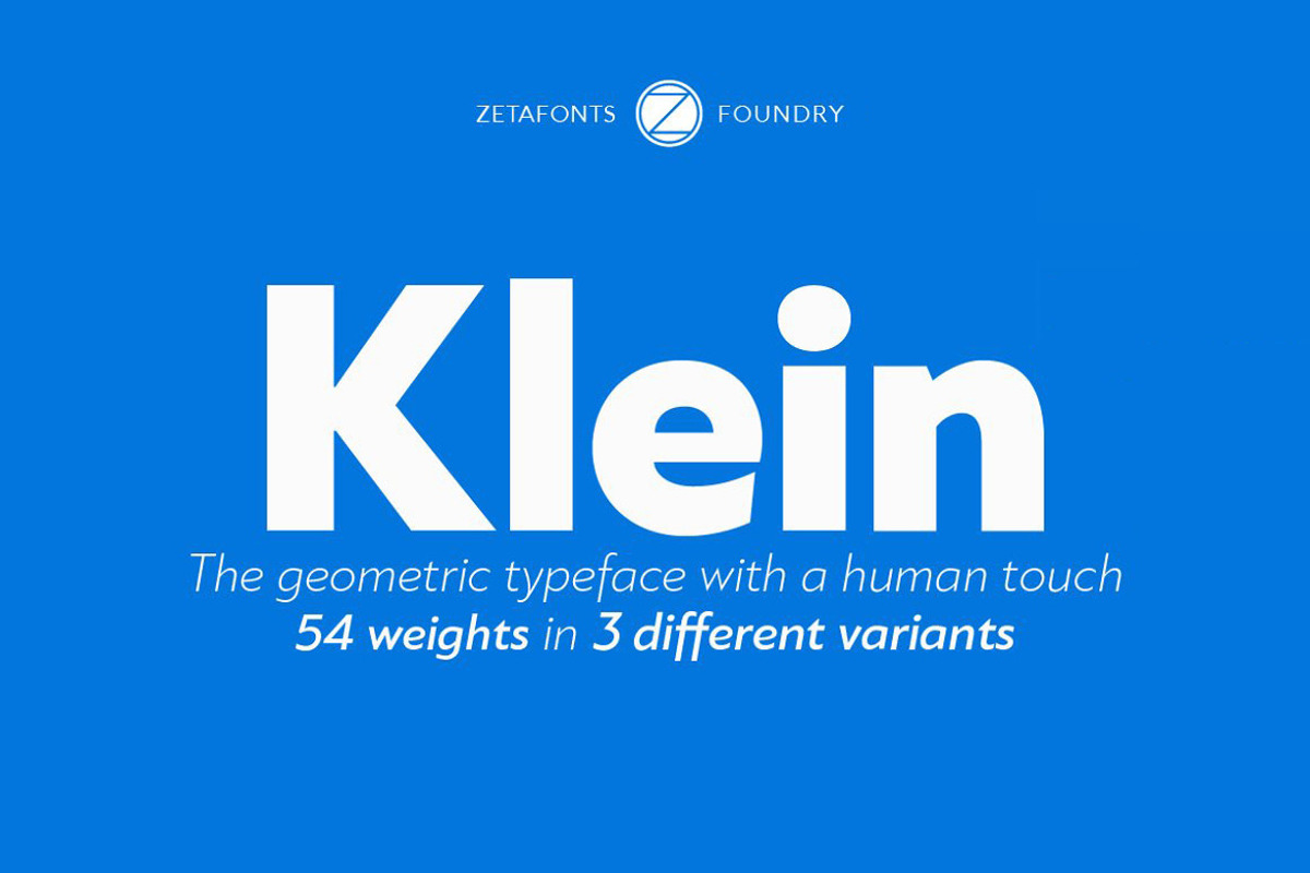 Klein - 54 fonts