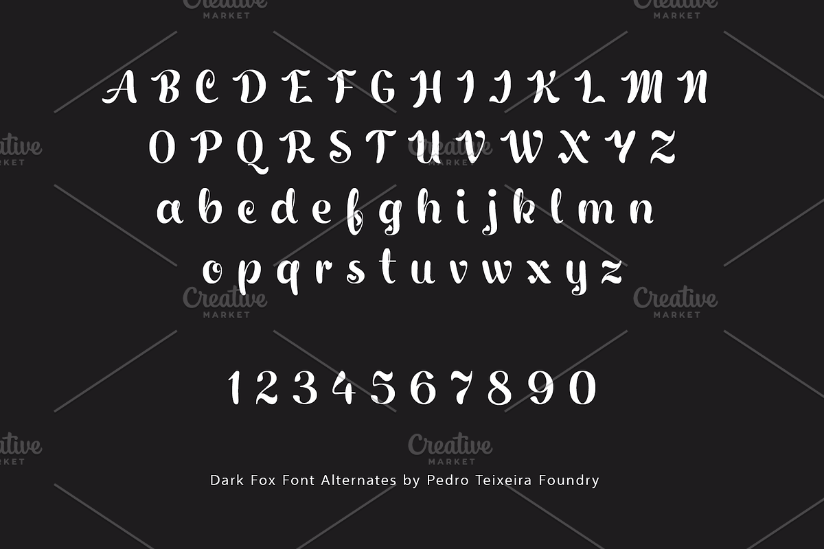 Dark Fox Font preview 7