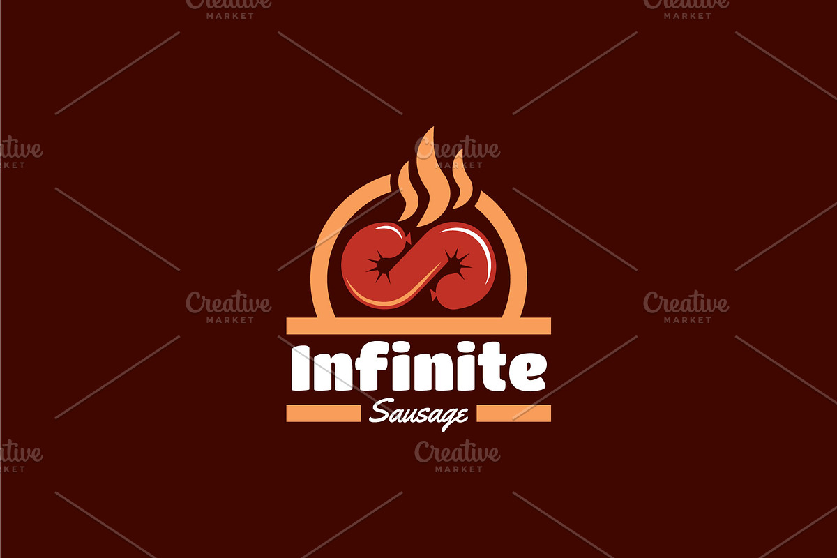 Infinite Sausage Logo, a Branding & Logo Template by ashenterprise (Photo 1 of 2)