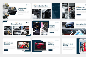 Clanny - Car Wash Keynote Template