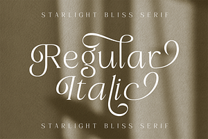 Starlight Bliss - Modern Luxury Font