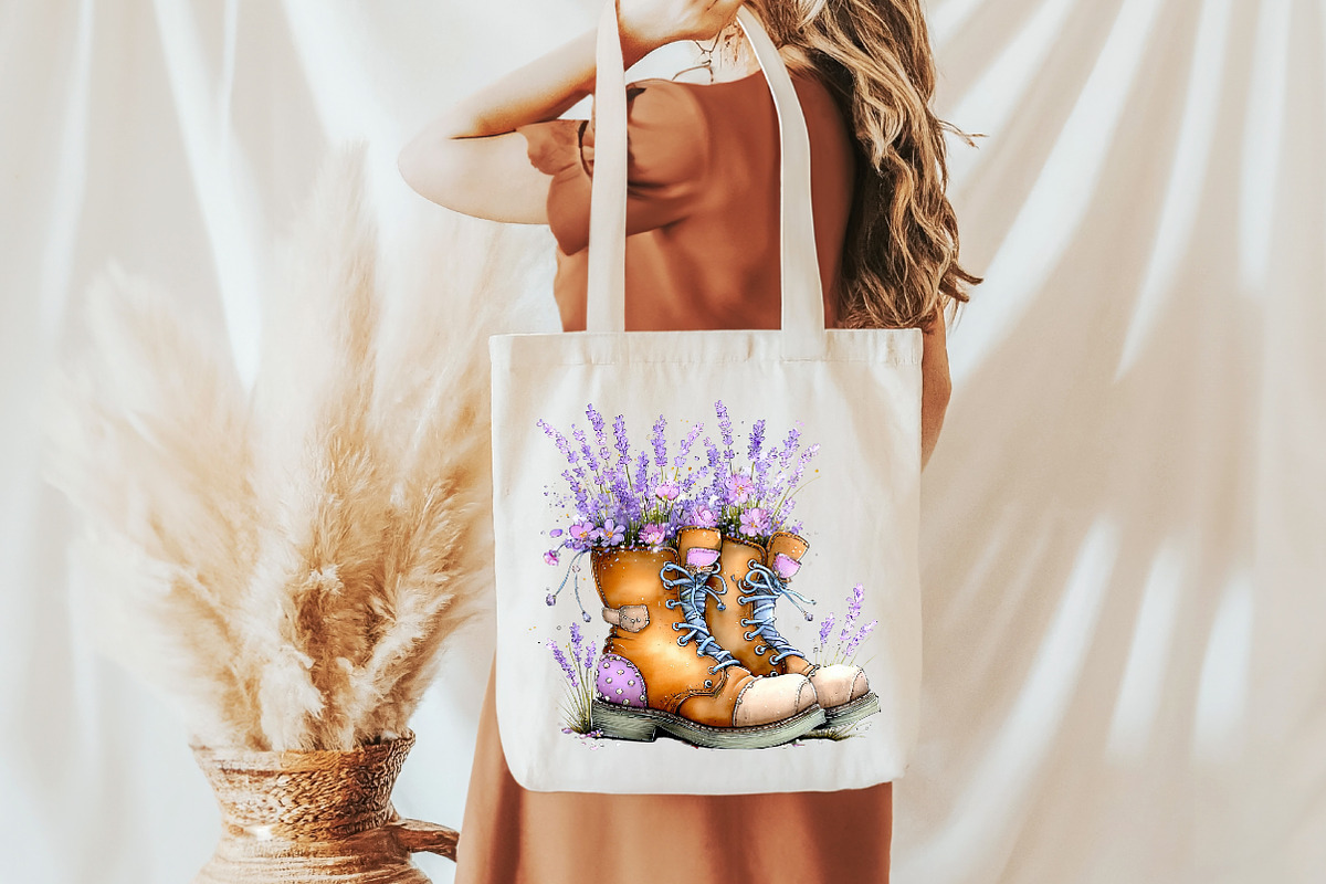 Whimsical Spring boots Clipart, an Illustration by Designworld (Photo 8 of 8)