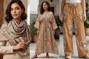 Earth Tone Paisley Patterns, a Pattern Graphic by ThaiByGaew (Thumbnail 3 of 3)