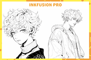 Procreate Easy Manga Lineart, a Brush Add-On by nikiartcorner (Thumbnail 7 of 10)