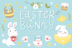 Easter Bunny - spring set