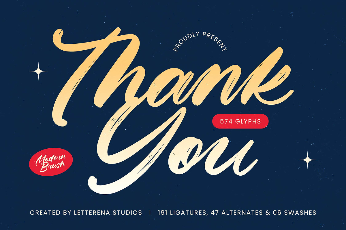 Kinetic Motion Modern Brush Font, a Script Font by Letterena Studios Script (Photo 20 of 20)
