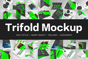 Trifold Mockups