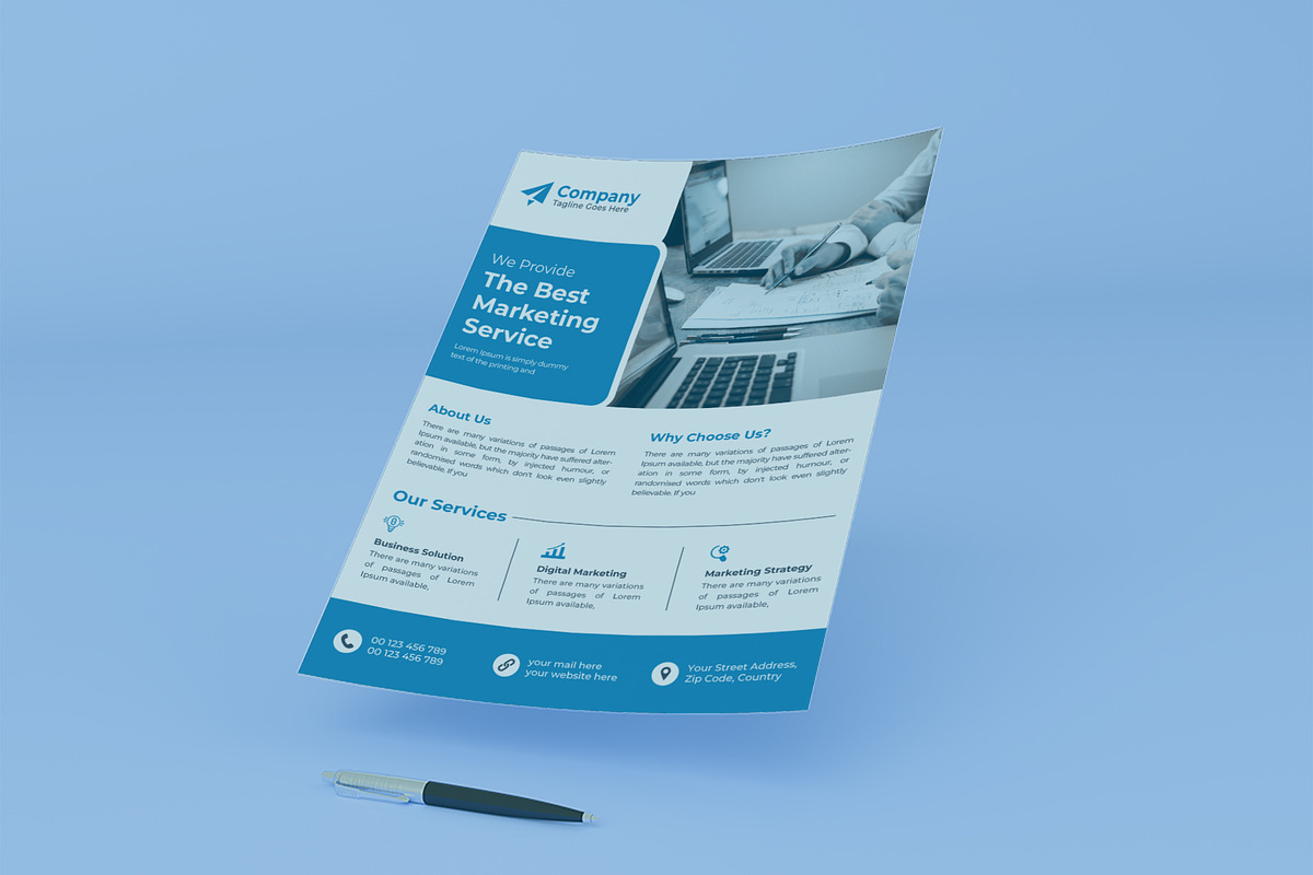 Flyer Template, a Flyer Template by Lakhan1998 (Photo 5 of 6)