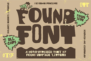 Found Font | Vintage Inspired Font