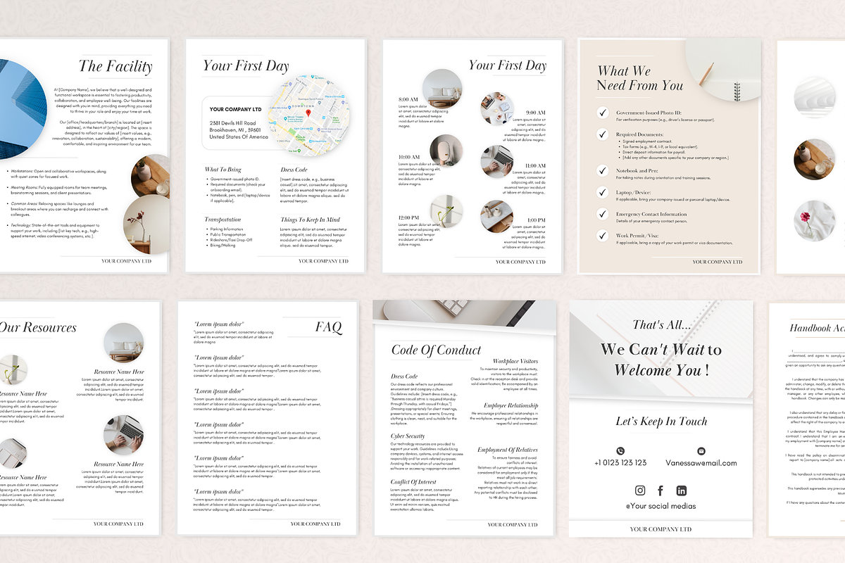 Small Business Employee Handbook, a Branding & Logo Template by PittaFinePrint (Photo 7 of 7)