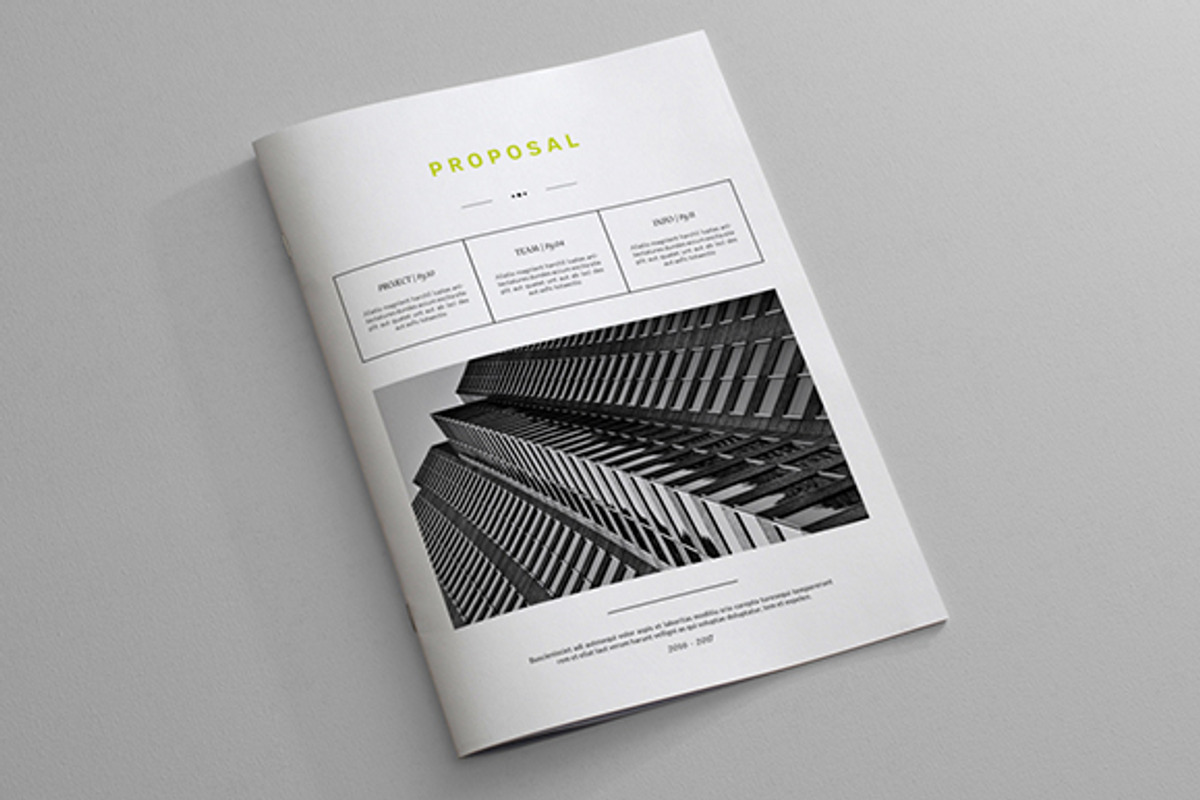 Indesign Business Proposal Template, a Brochure Template by Thirtypath Studio (Photo 1 of 5)