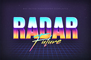 80s Retro Nostalgia Text Effects, a Layer Style Add-On by Andrew Skoch Design (Thumbnail 4 of 14)