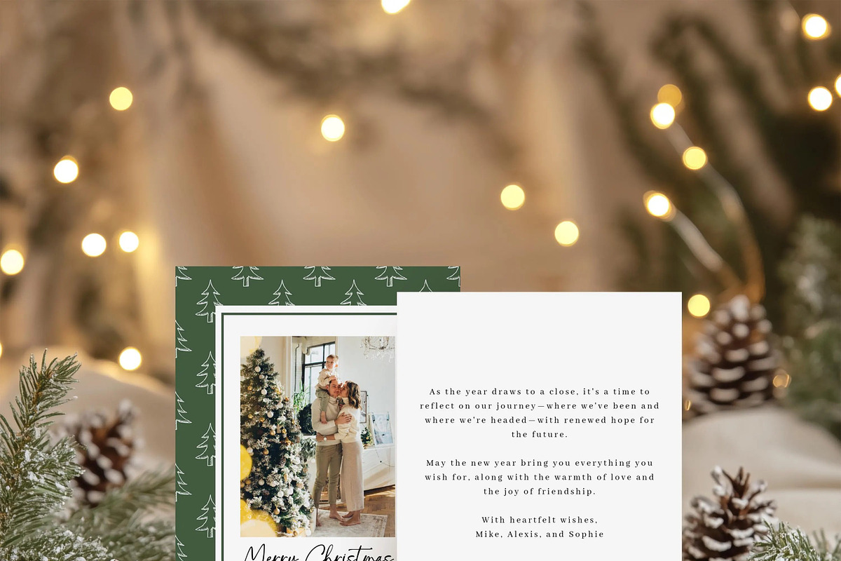 Digital Photo Christmas Cards, a Card Template by LucaTheme (Photo 4 of 6)
