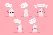 Cute and Funny Condom Emoticons, an Emoji Icon by Trapezoid (Thumbnail 2 of 5)