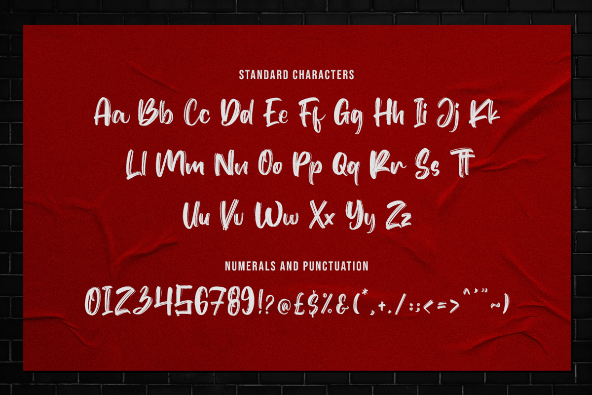 Shutdown Brush, a Script Font by RockboyStd (Photo 10 of 12)