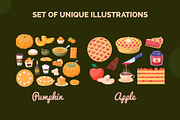 Spiced Harvest Autumn Treats Set, an Object Graphic by 35lab (Thumbnail 4 of 6)