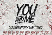 Dexsar Brush - Textured Brush Font, a Script Font by dexsarharryfonts (Thumbnail 4 of 4)