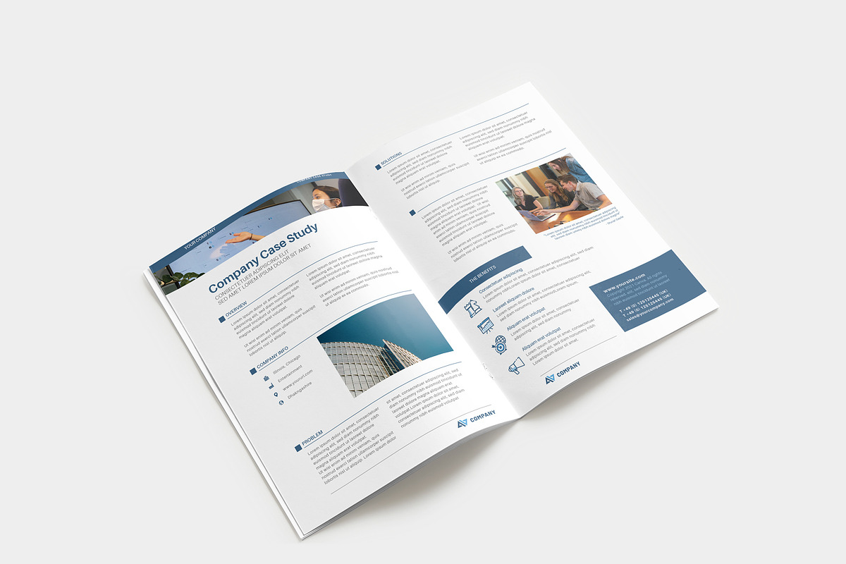 Case Study Flyer, a Flyer Template by Rongbaaz (Photo 2 of 2)