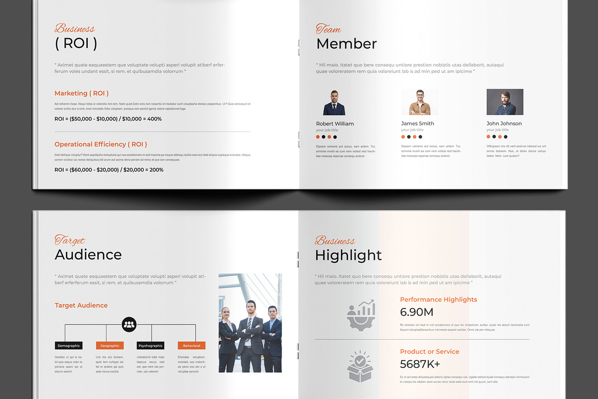 Editable Business White Paper Layout, a Brochure Template by MightyDesign (Photo 6 of 9)