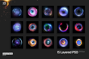15 Optical Flares Pack, an Object Graphic by GothLab (Thumbnail 10 of 10)