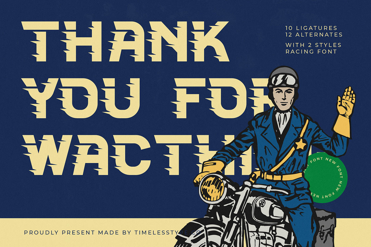 Grand Engine Racing Display Font, a Sans Serif Font by timelesstype.co (Photo 20 of 20)
