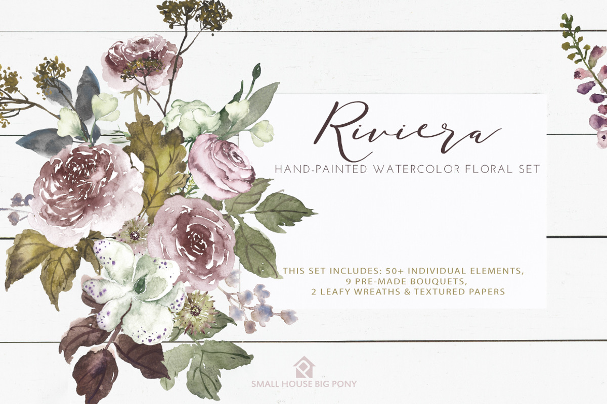 Riviera - Hand-painted Watercolor, an Illustration by SmallHouseBigPony (Photo 2 of 11)