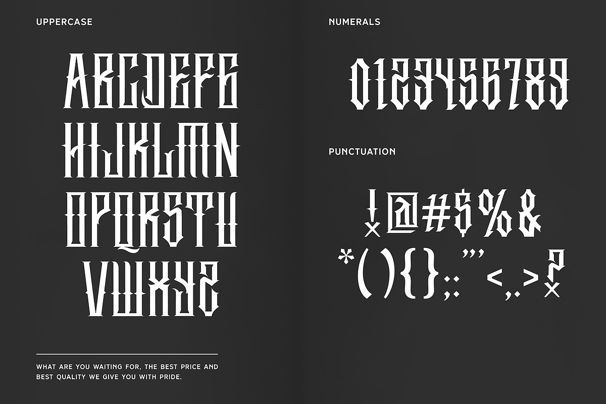 MHM Sandiego, a Blackletter Font by letrasdegs (Photo 2 of 4)